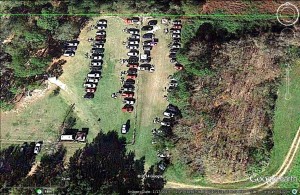 Aerial view of TA - Right out of the backs of our vehicles.