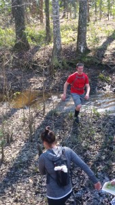 A little creek crossing - part of the fun